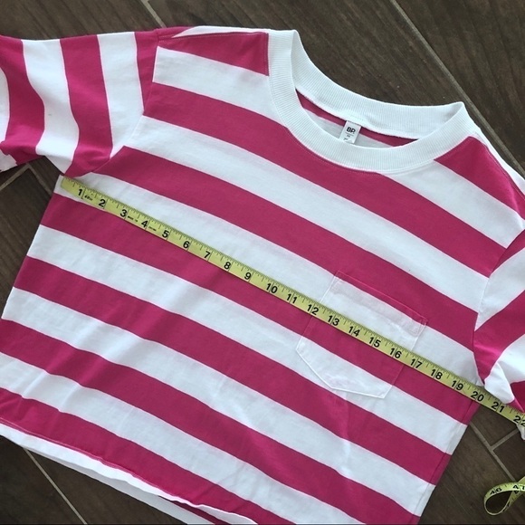 BP oversized striped Boxy Tee Size M - Picture 7 of 9